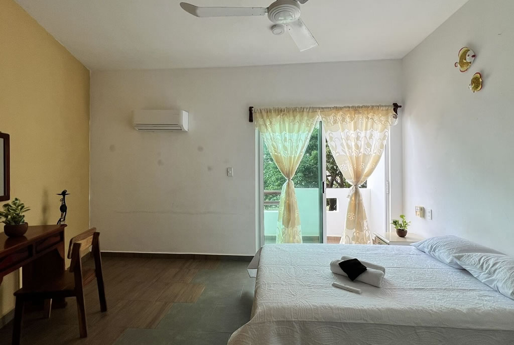 Superior Doble con Vista al Mar & Balcón